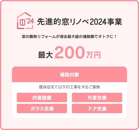 先進的窓リノベ2024事業